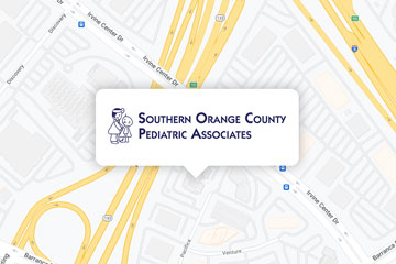 Map of SOCPA location in Irvine, CA